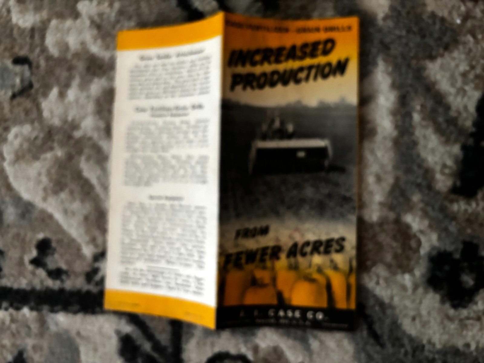 Case Tractor Fertilizer Grain Drills For 1946 Brochure DCPA26