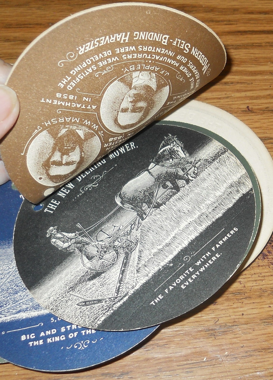 1893 Columbian Exposition – William Deering & Co. Advertising Disks
