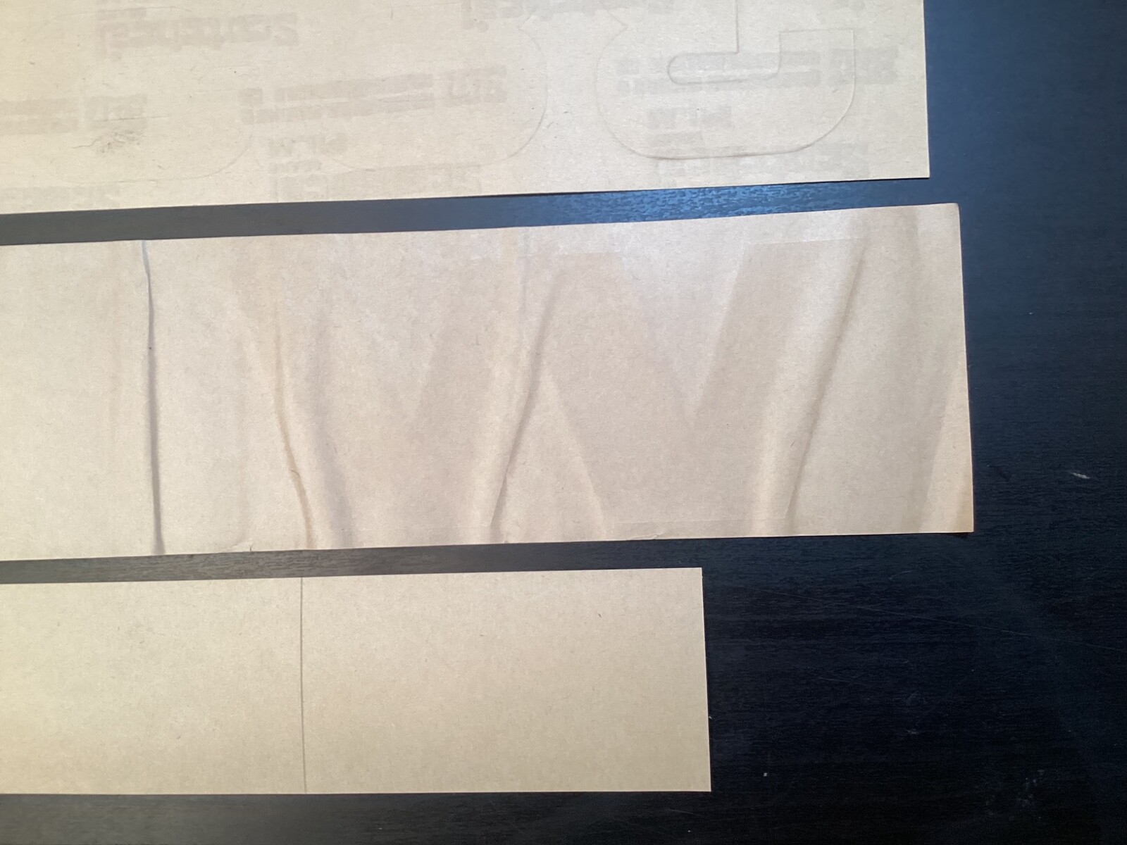 Seven Vtg. Decals White Farm Equipment « 385 » « White » « Safety » 2 Red, Orange