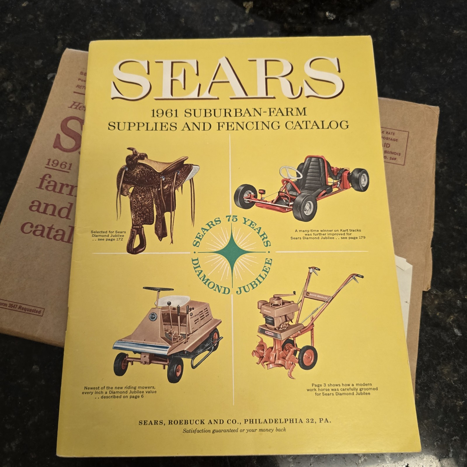 New Sears 1961 Suburban-Farm Catalog Supplies Fencing Farm Tractor Karting…
