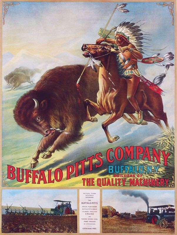 Buffalo Pitts Farm & Road Machinery New York NEW Sign: 30×40&Prime; USA STEEL XXL Size