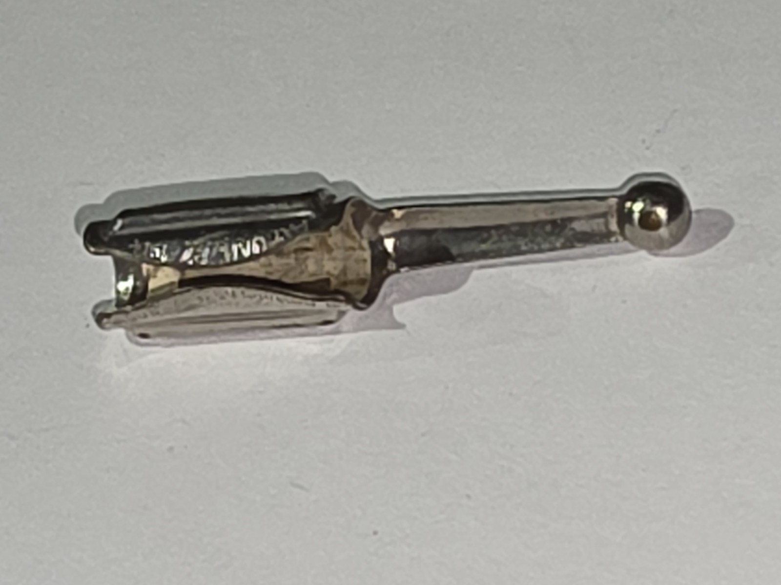 Vintage Pencil Clip, Stamped July 27, 1914 w/December 1918 Paper Calendar