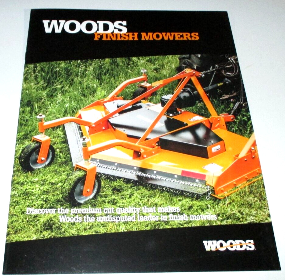 Woods Finish Mowers & Belly Mowers Sales Brochure Models RDC54 thru TBW204 2015