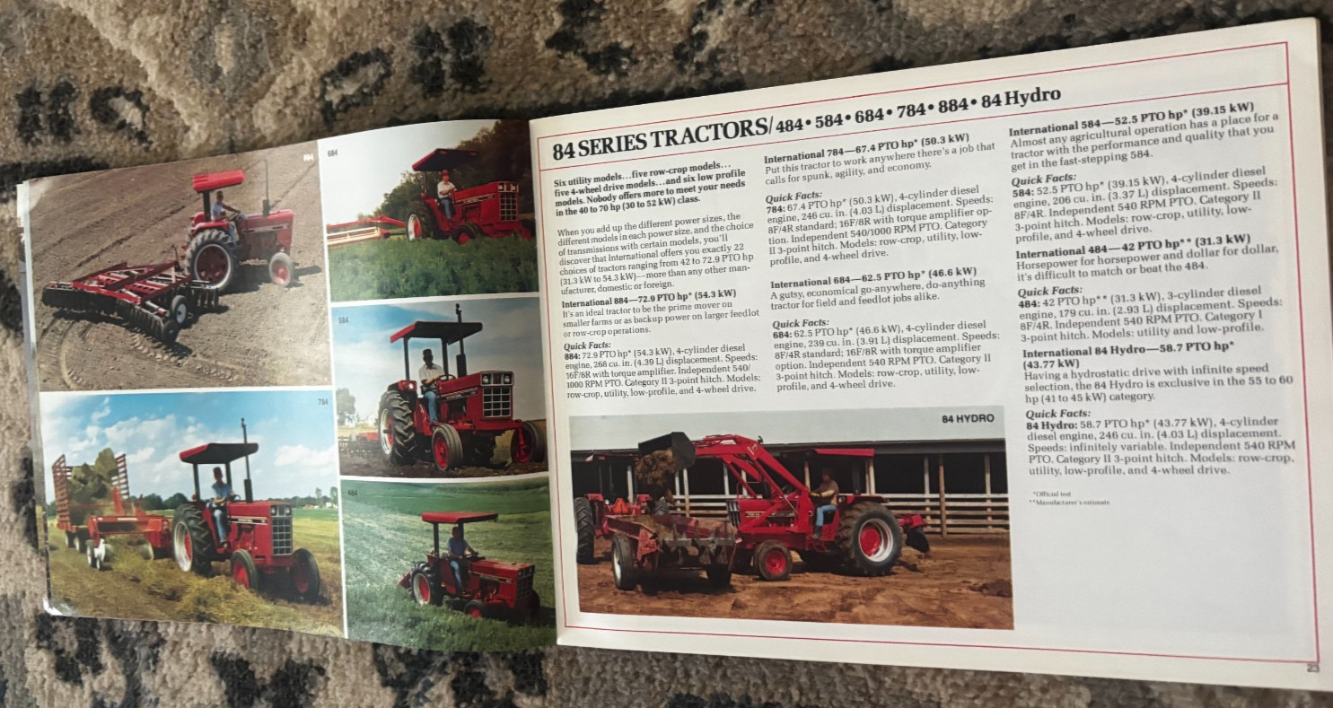 International Harvester Buyers Guide For 1983 Brochure DCPA26