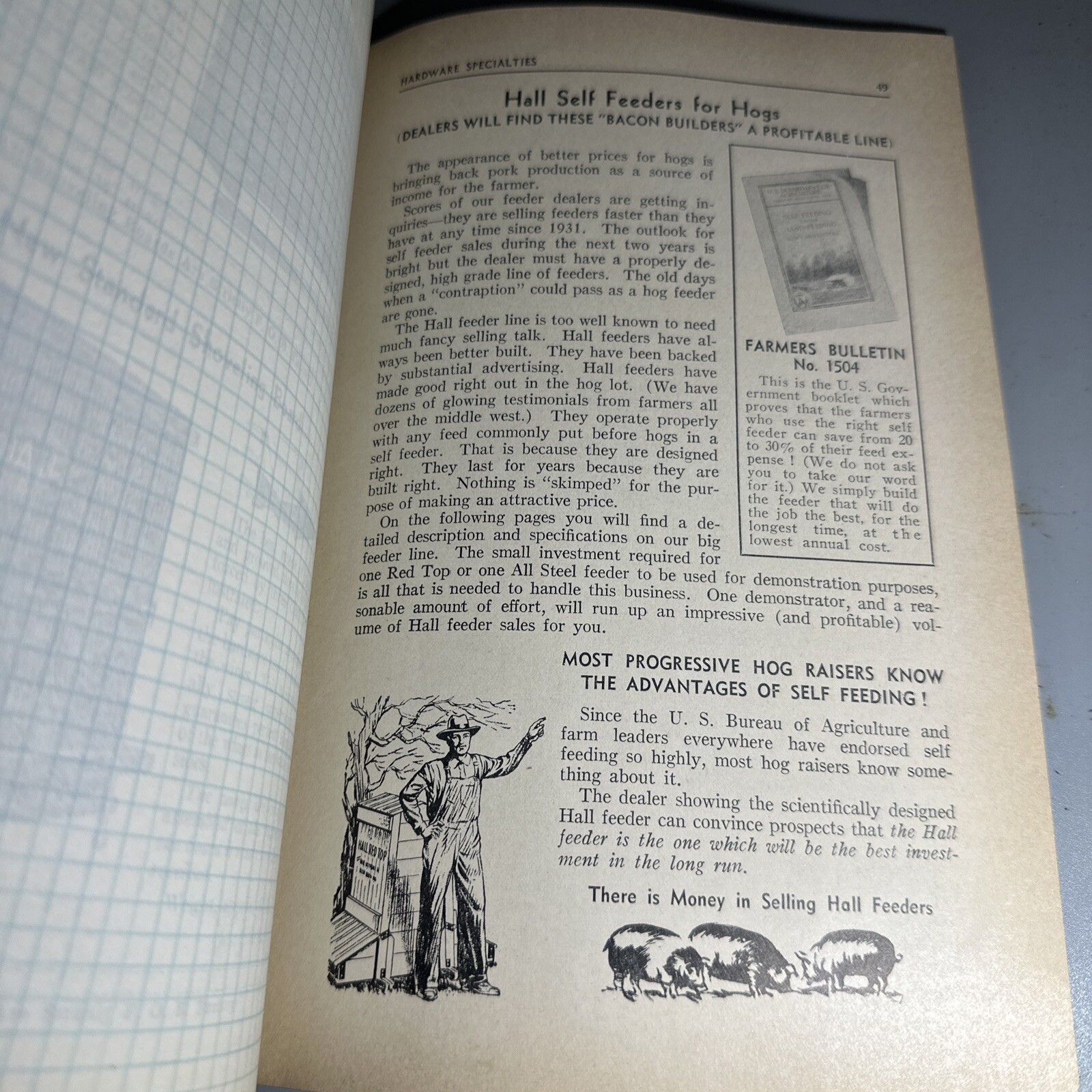 1936 catalog HALL MANUFACTURING COMPANY Cedar Rapids IOWA agricultural hardware