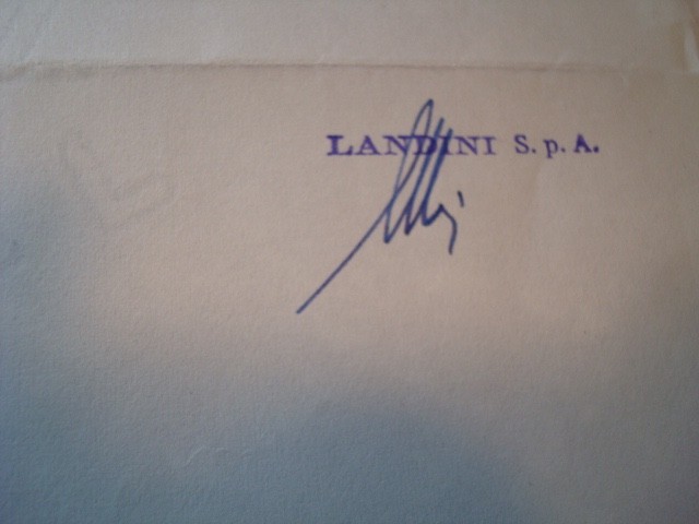 Italian Tractor Landini CL 4000 w/ 1962 Letter
