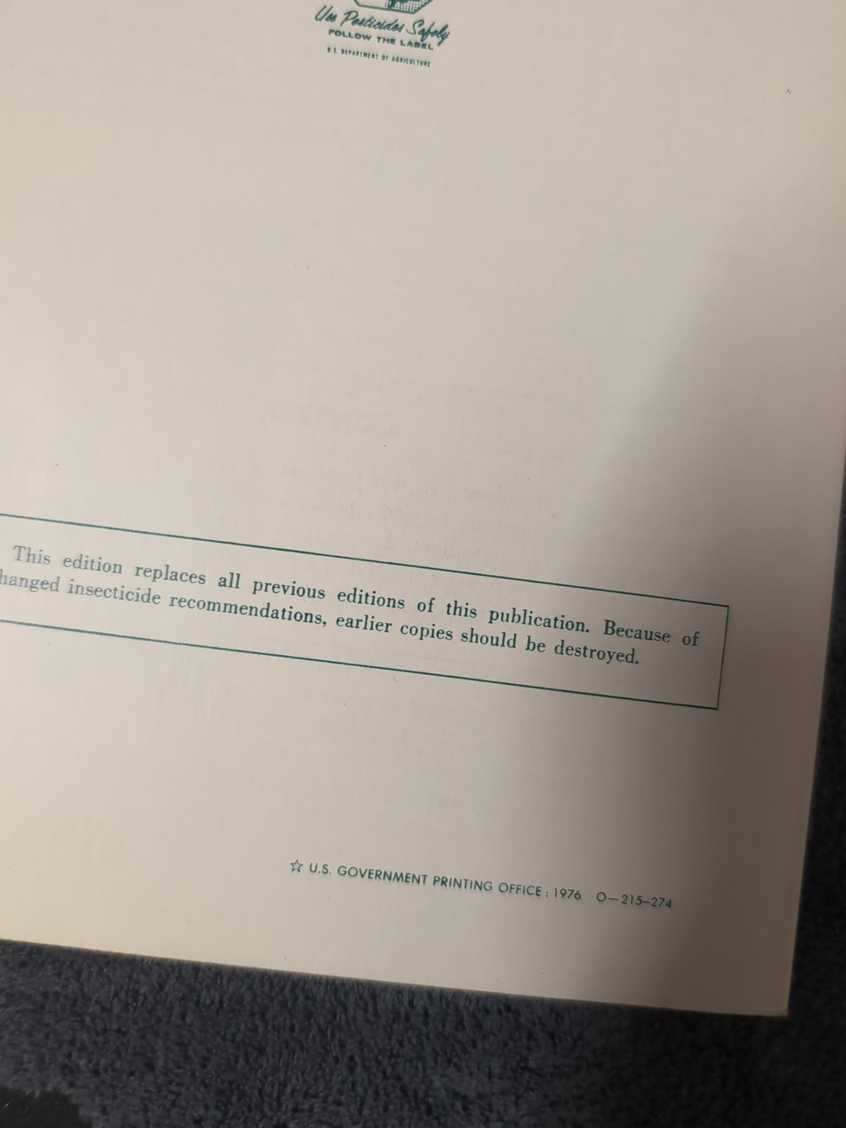 Vintage U.S. Department Of Agriculture Roses For Home Pamphlet Flower Congress