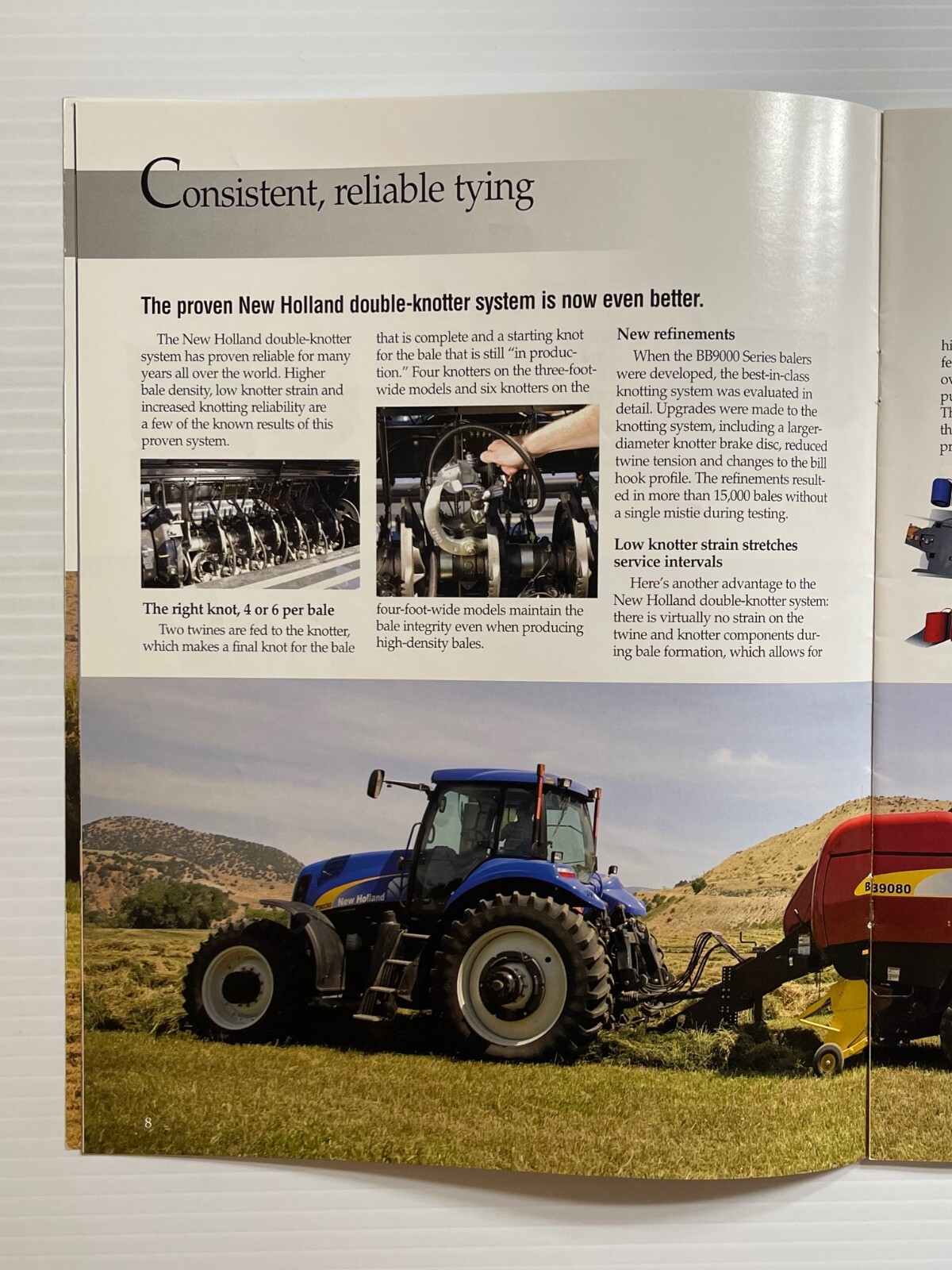 New Holland BB9000 Series Baler Sales Brochure (Original Brochure) 2008