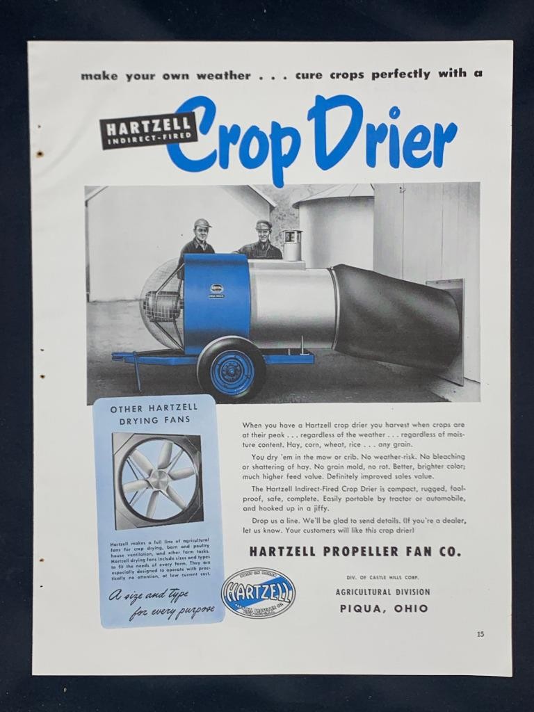 Magazine Ad* – 1952 – Hartzell Propeller Fan Co., Piqua, OH