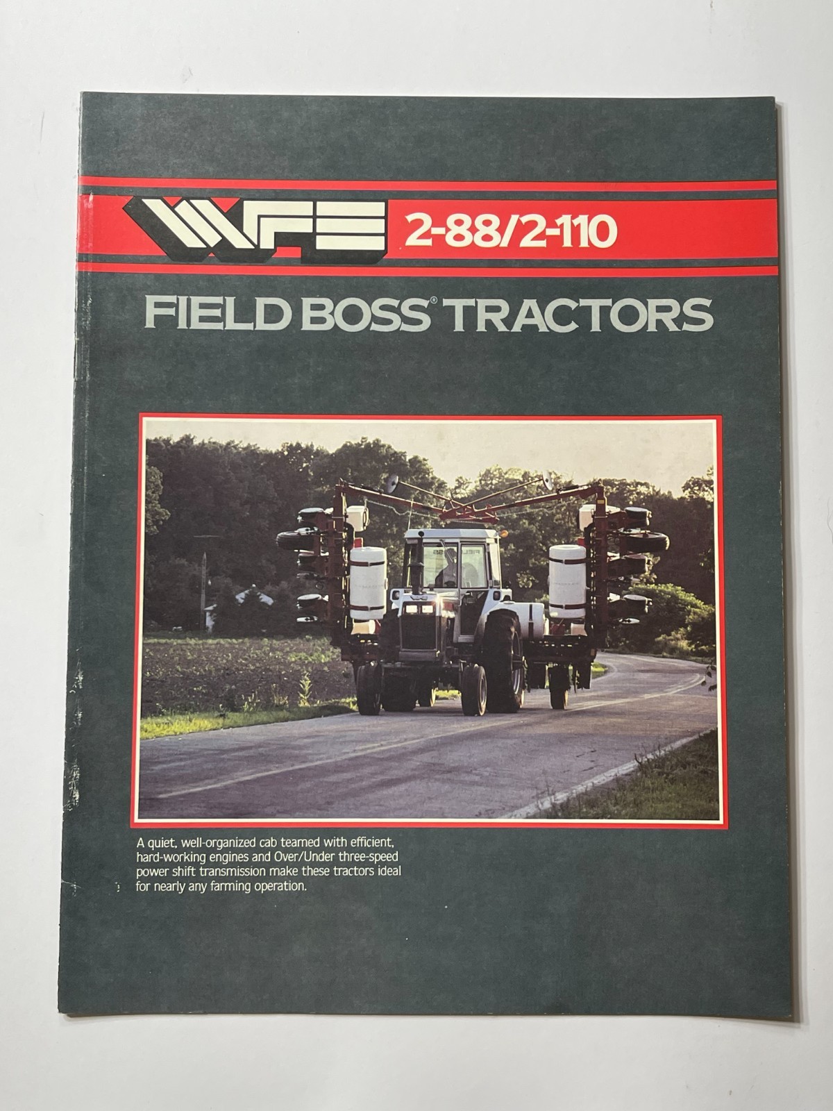 1982 White Field Boss 2-88 / 2-110 Tractor Sales Brochure *Showroom Sales Book*