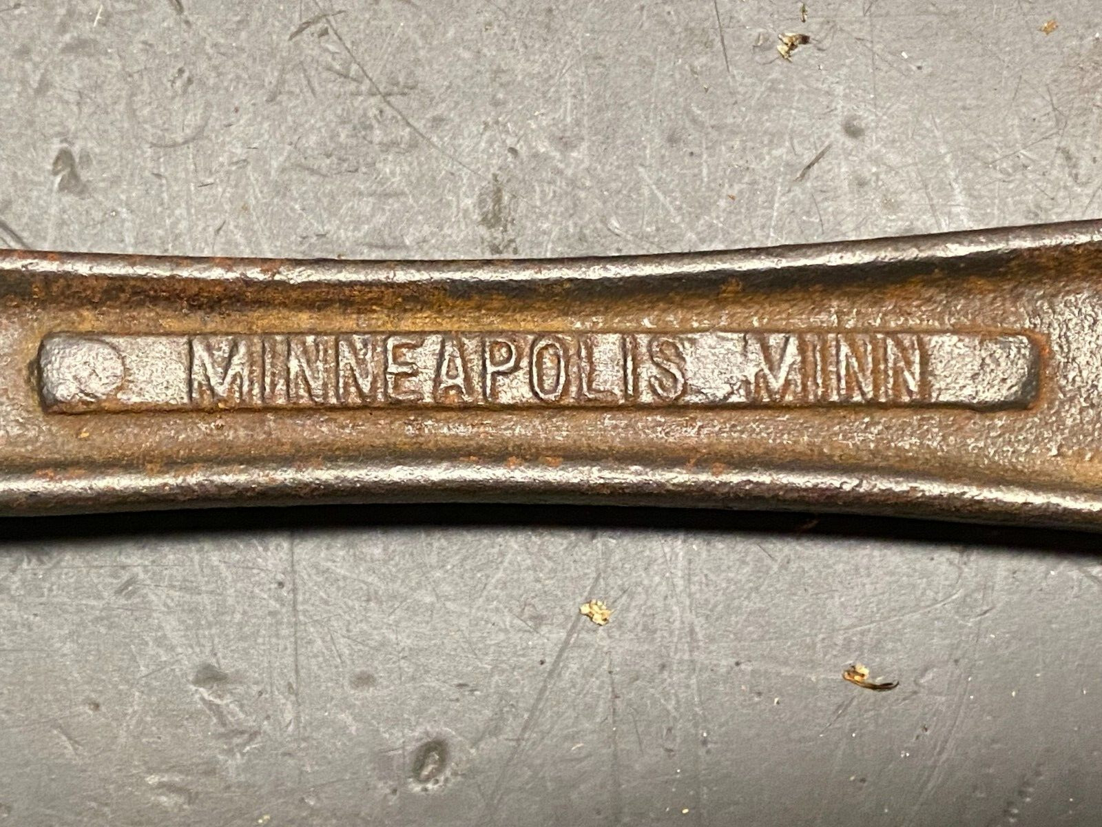 TWIN CITY TANK & SILO Vintage Wrench FARM Industrial Bung Wrench MINNEAPOLIS MN