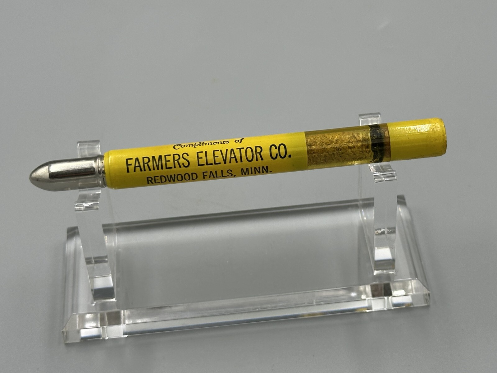 Vintage FARM ELEVATOR Advertising BULLET PENCIL Peavey MINNESOTA Co-op FAIRFAX
