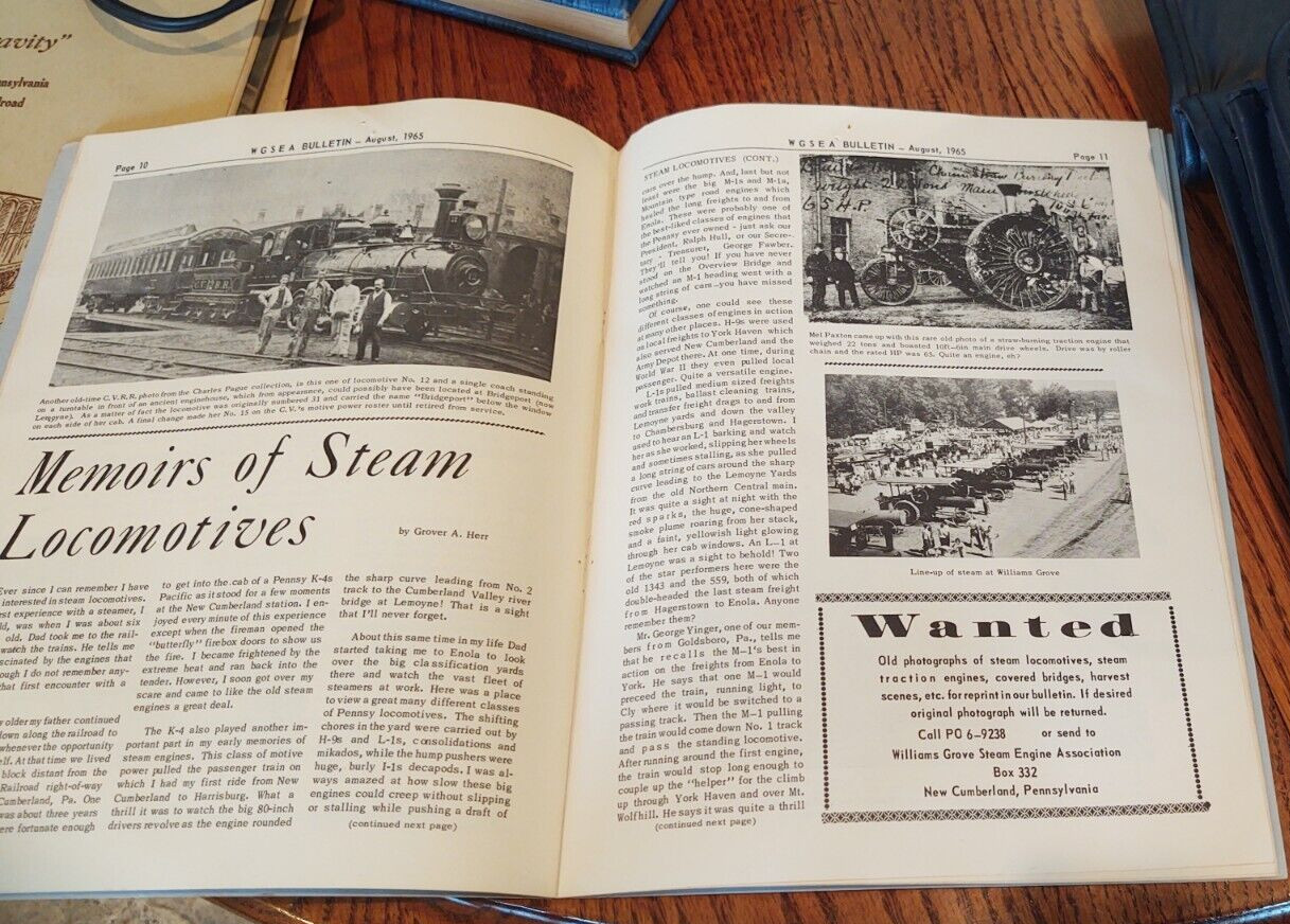 Official Steam show , Tractor Show Program 1965 Williams Grove Steam Engine