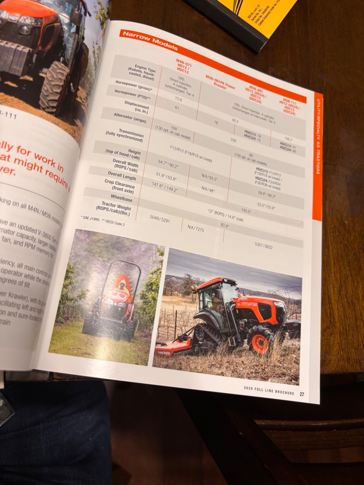 KUBOTA 2020 FULL LINE BROCHURE NEW HARD TO FIND