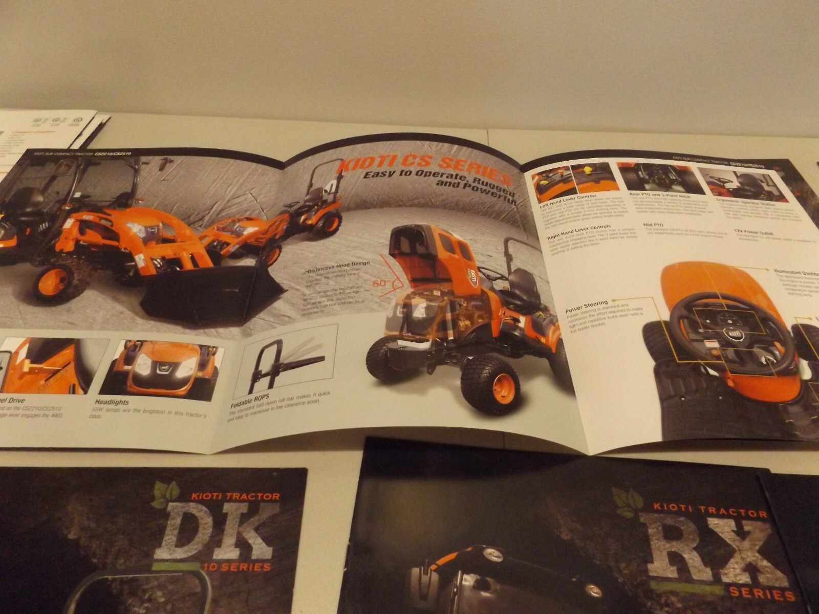 7-pc. KIOTI COMPACT, SUB-COMPACT, UTILITY TRACTORS, 2016