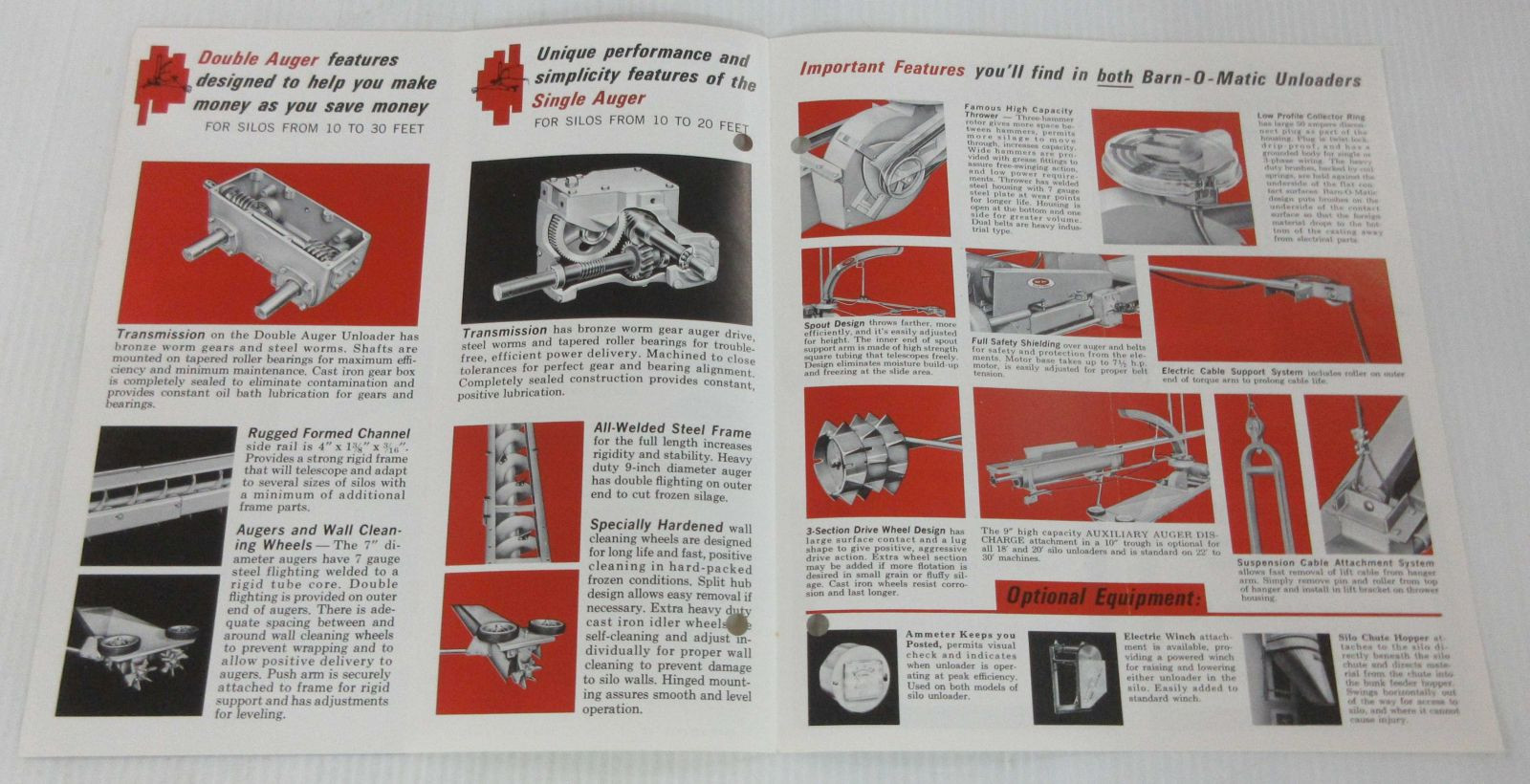 New Idea Barn-O-Matic Silo Unloaders Foldout Brochure