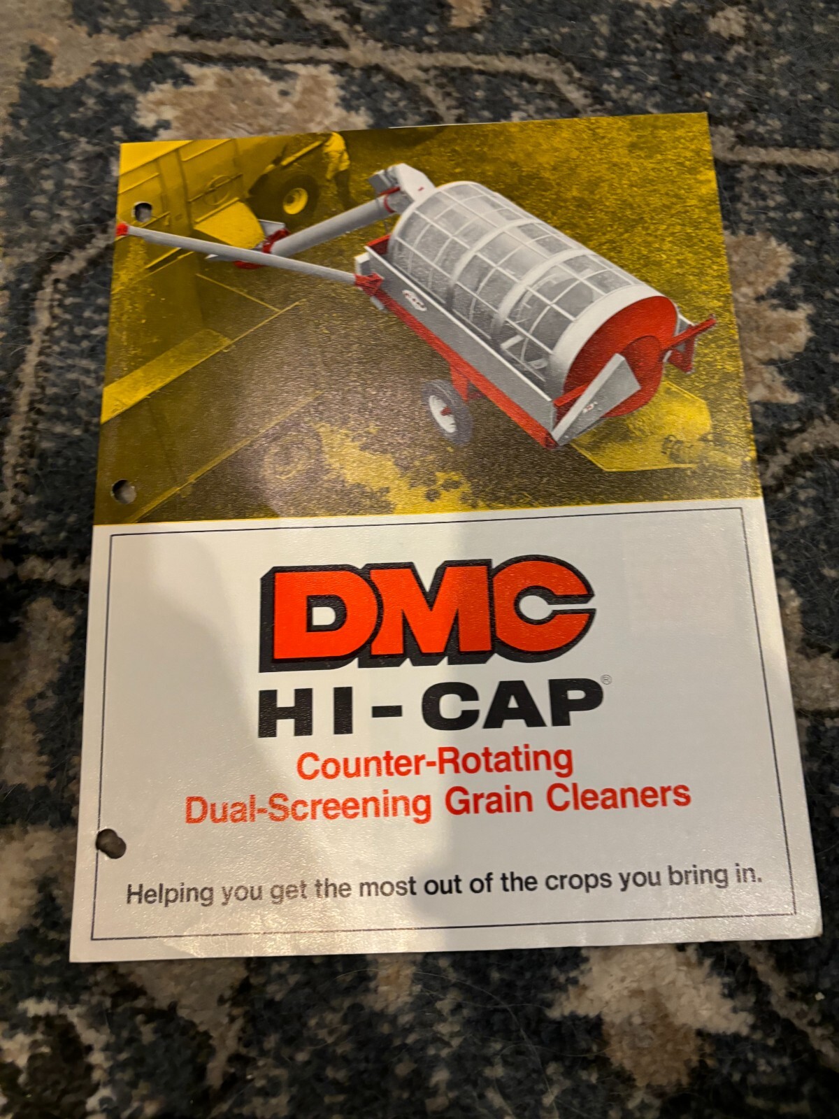 DMC Hi-Cap Counter Rotating Dual Screen Grain Cleaners Brochure FCCA24