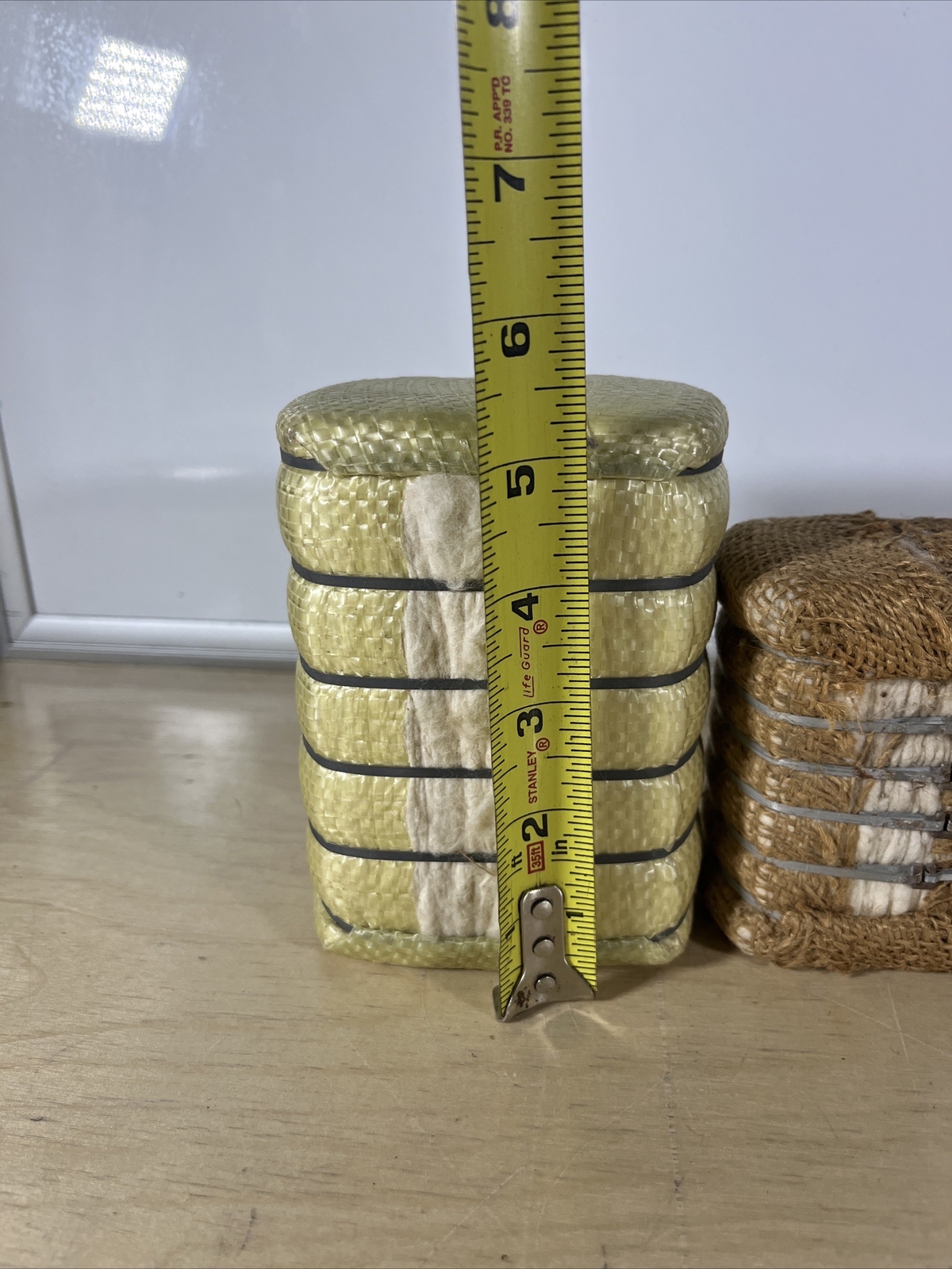 2 Mini Cotton Bales (Calico)