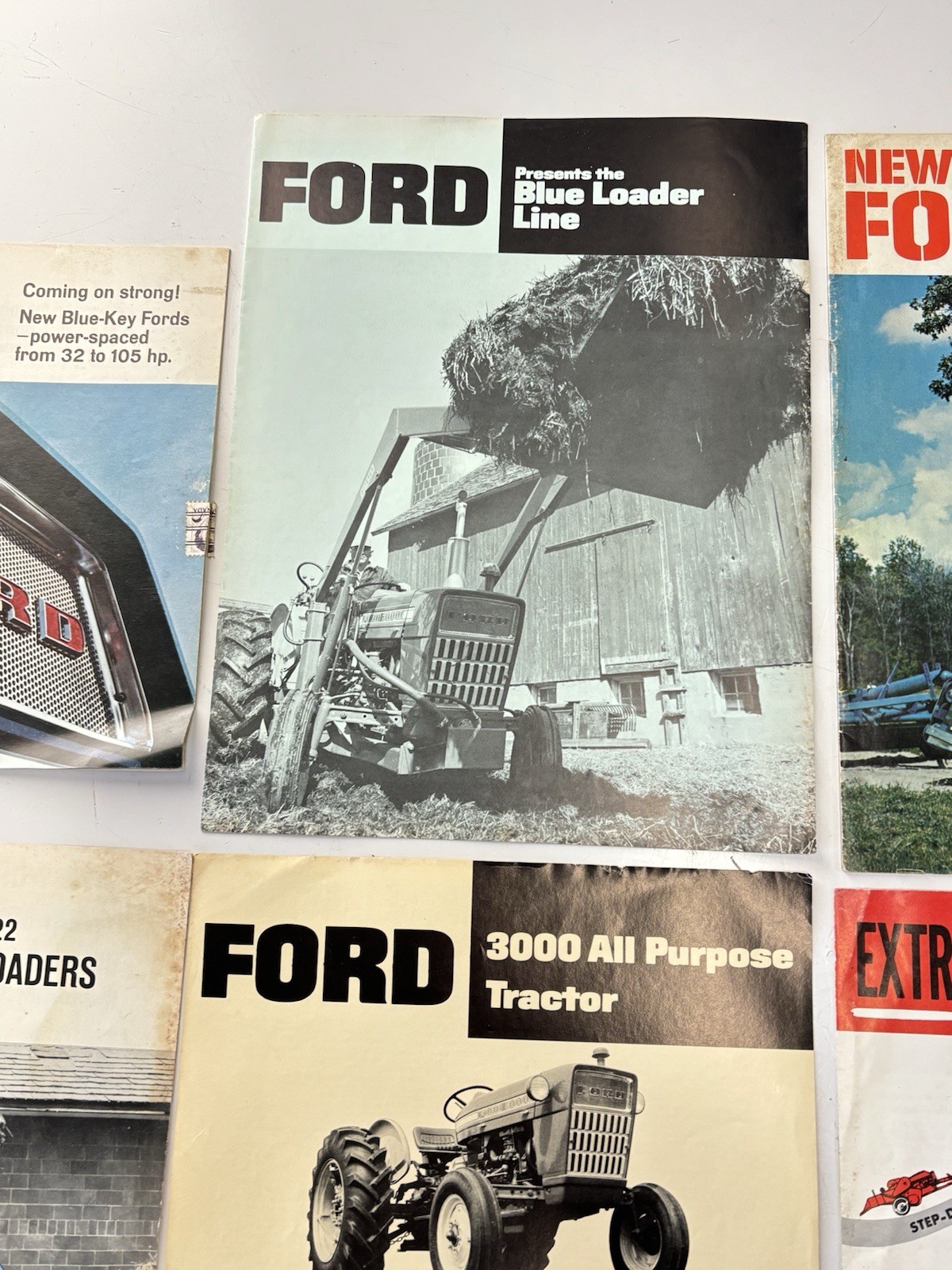 Group Of (6) 1960’s 1970’s Ford Tractor / Implement Dealer Brochures