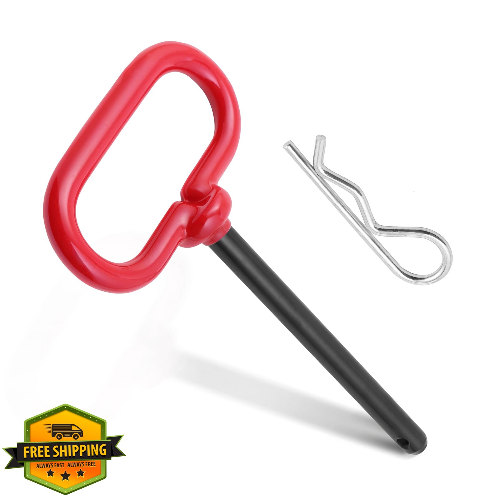 Jamiikury Trailer Hitch Pin 3/8 x 4 Inch Red