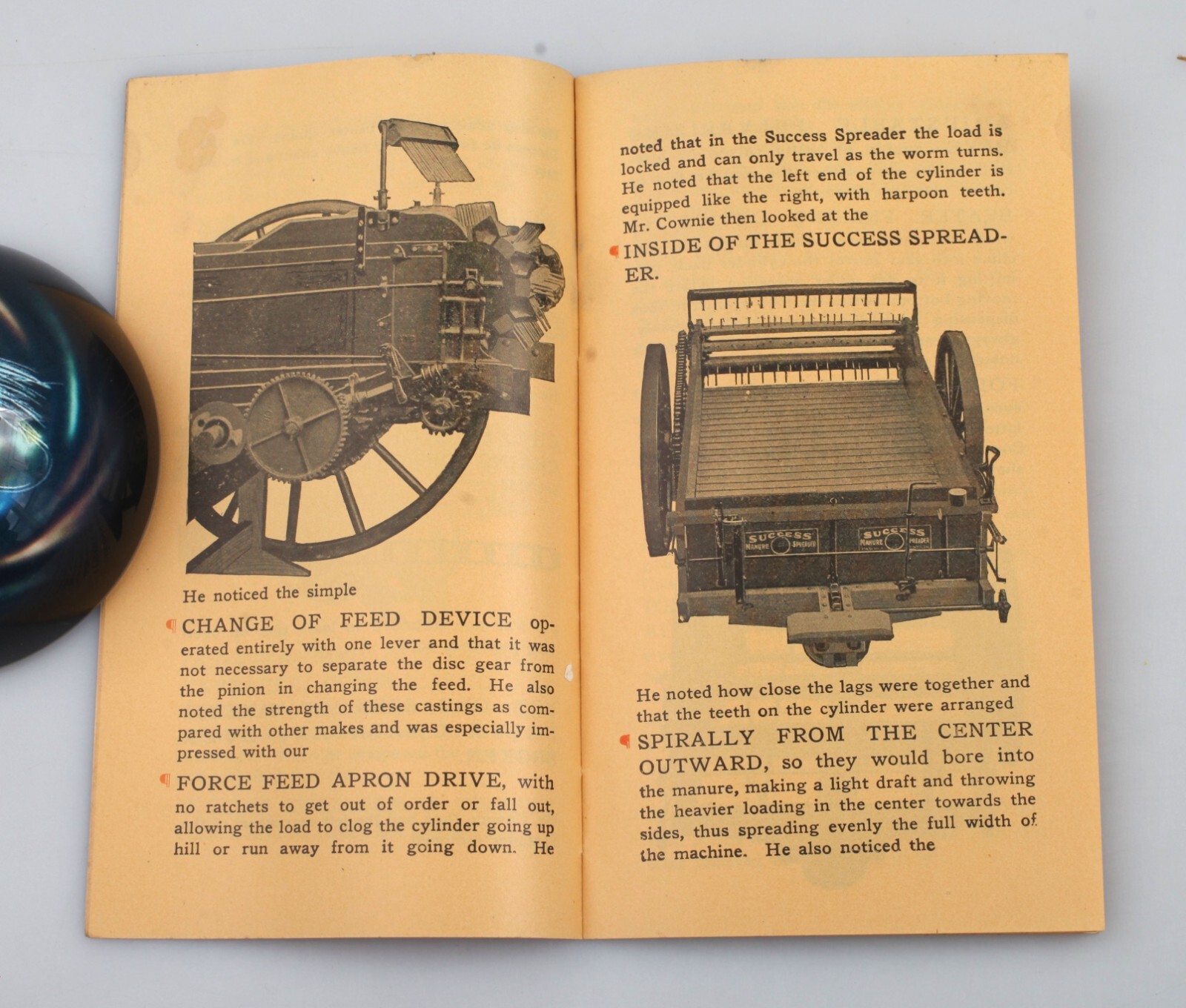 1905 Why the State of Iowa Bought Success Manure Spreaders Pamphlet Advertising