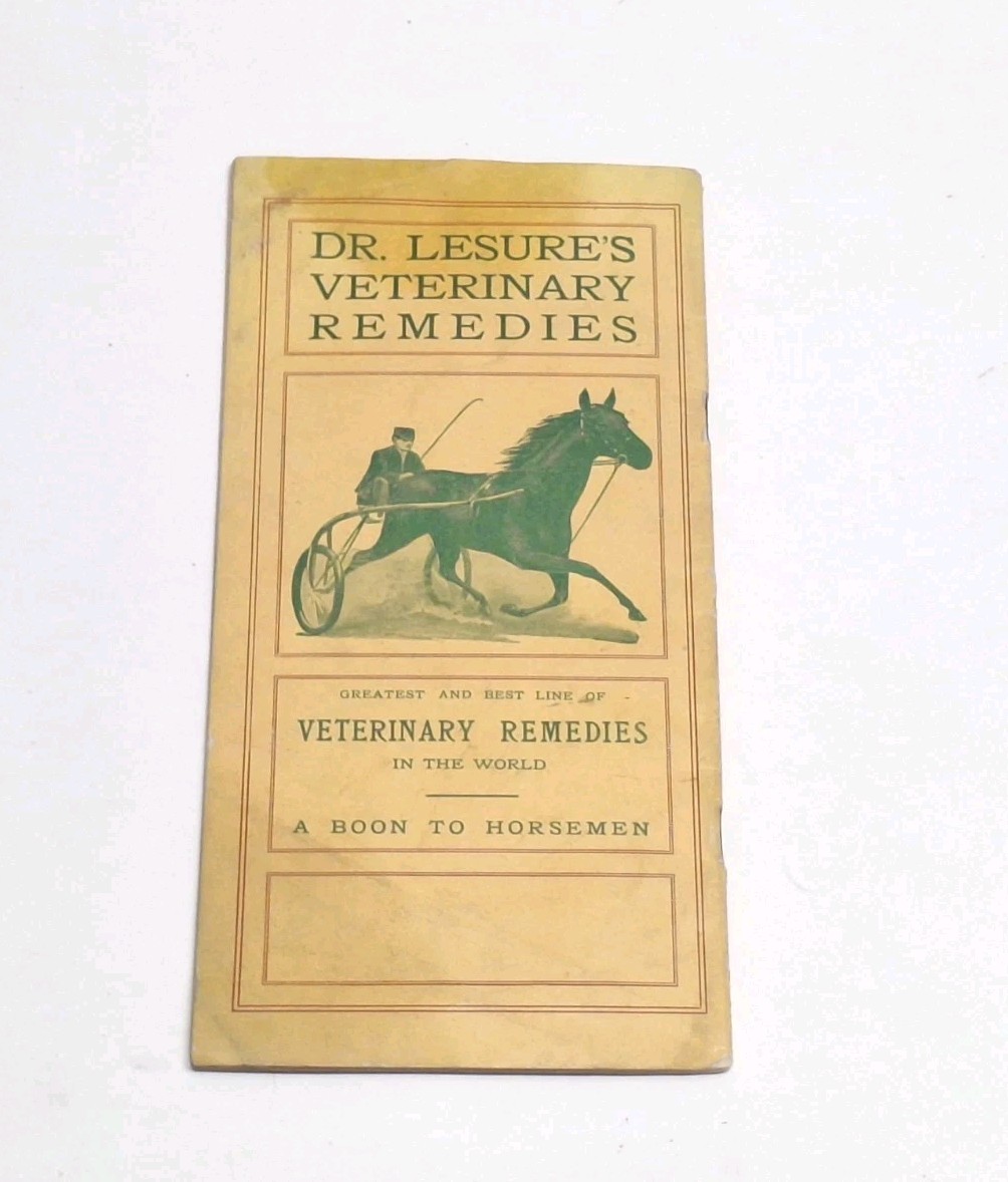 Dr Lesure&rsquo;s Veterinary Remedies Farm Vet Brochure Catalog Keene NH Early 1900&rsquo;s