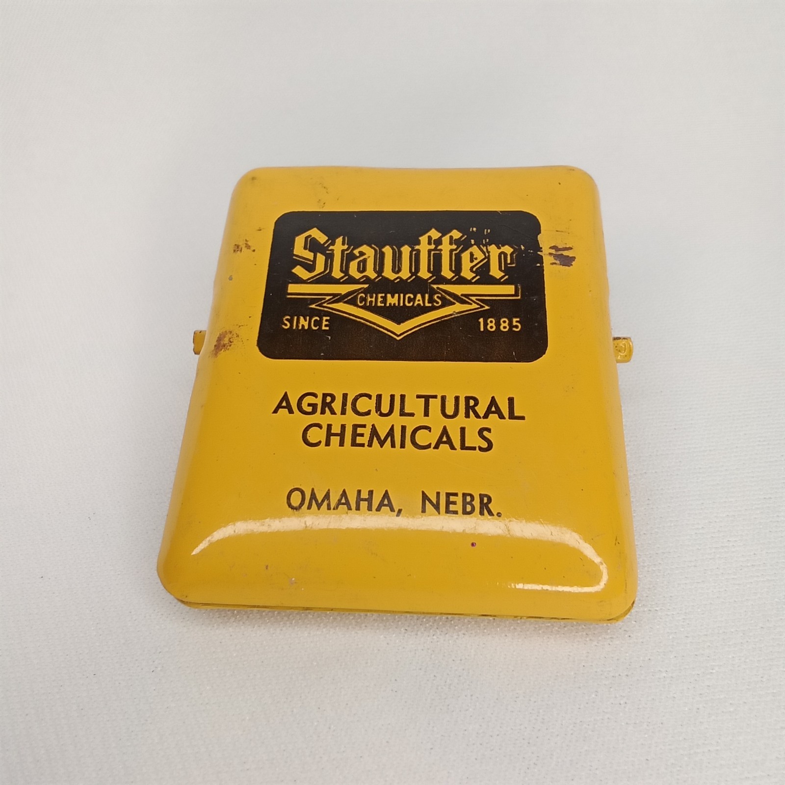 Vintage 1960s Agricultural Advertising Clip Stauffer Chemicals Omaha Nebraska