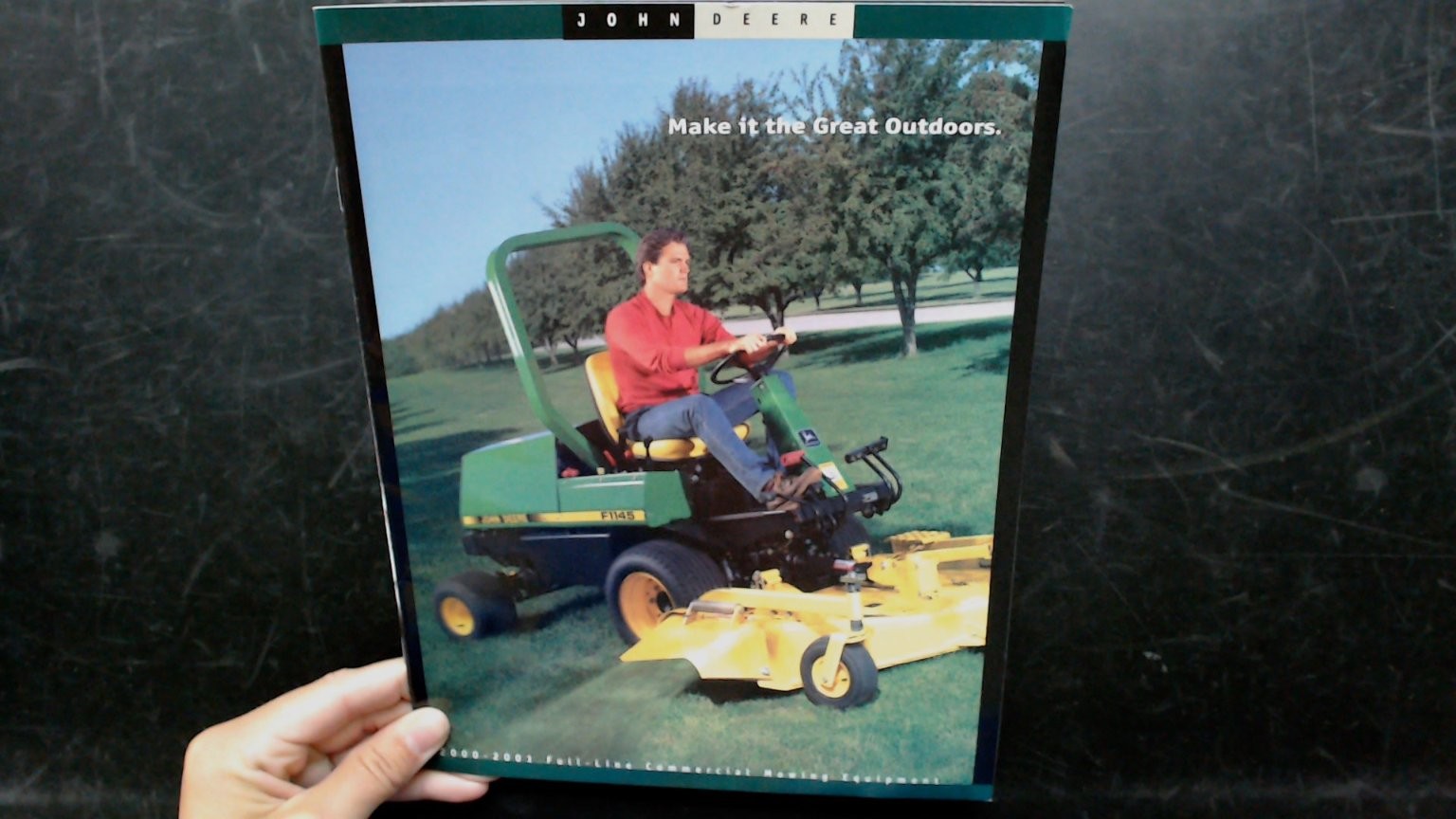 John Deere 2001 F1145 Mower Agricultural Brochure Vintage Collectible