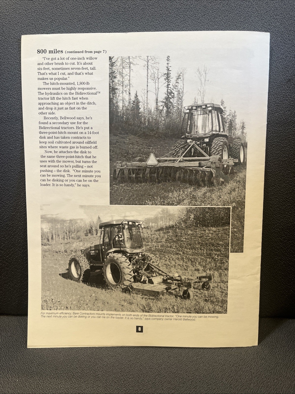 New Holland Bi-Directional Tractor Sales Brochure