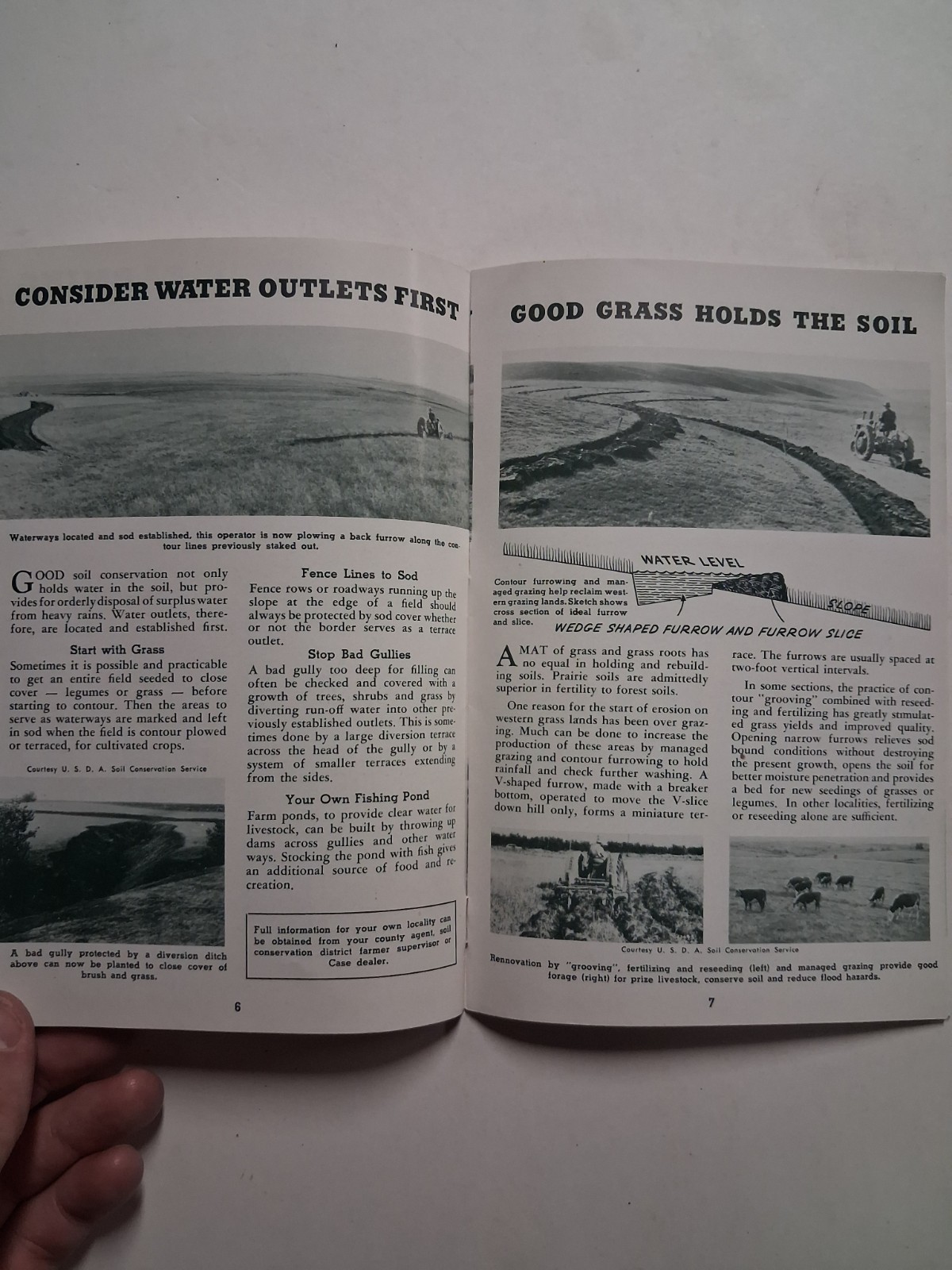 1930s-40s Case Co RACINE WI LEVEL FARMING SLOPING FIELDS Brochure AGRICULTURE