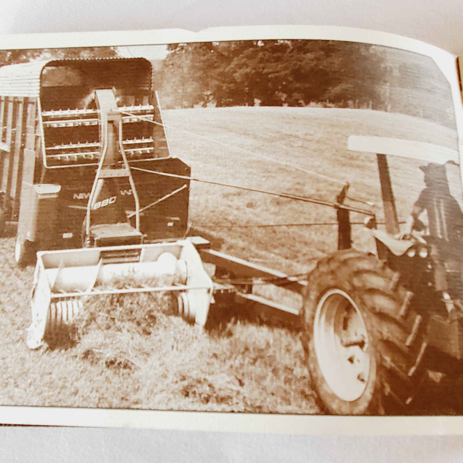 1970 New Holland Harvester Farm Equipment Advertising Booket 12 Pgs B&W Tractor