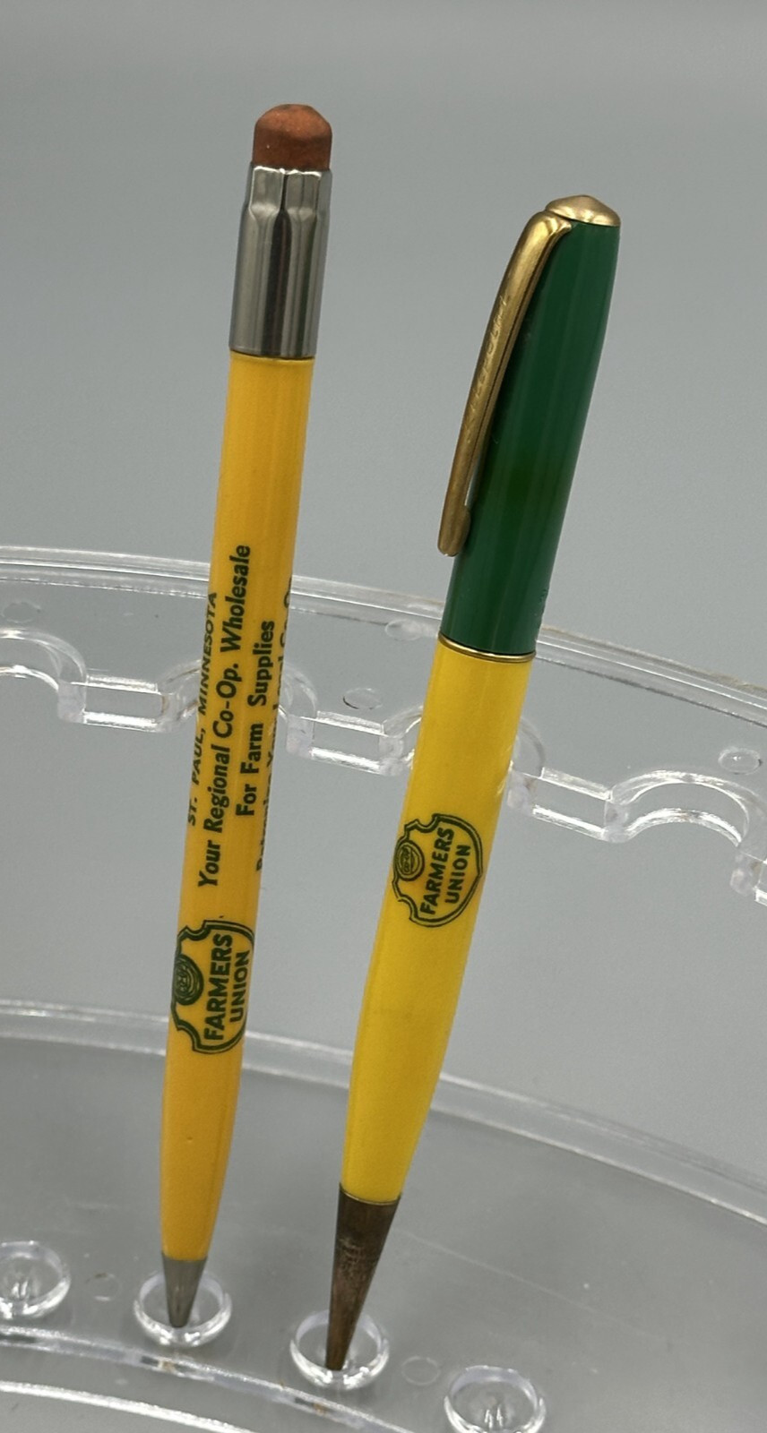 Vintage FARMERS UNION Advertising Mechanical Pencil