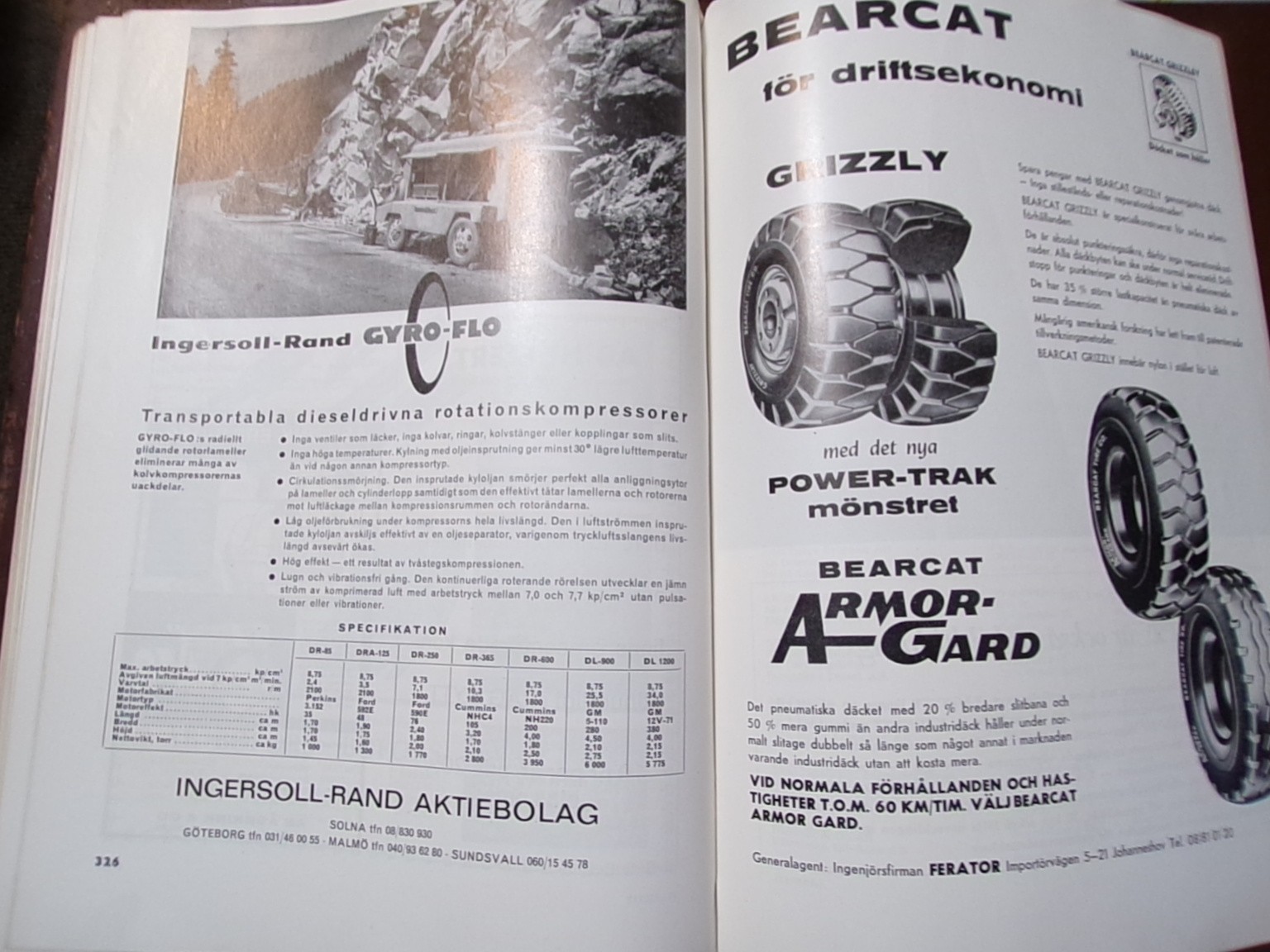 Contracted Machines Catalog, 1966, from Stockholm Sweden, in Swedish