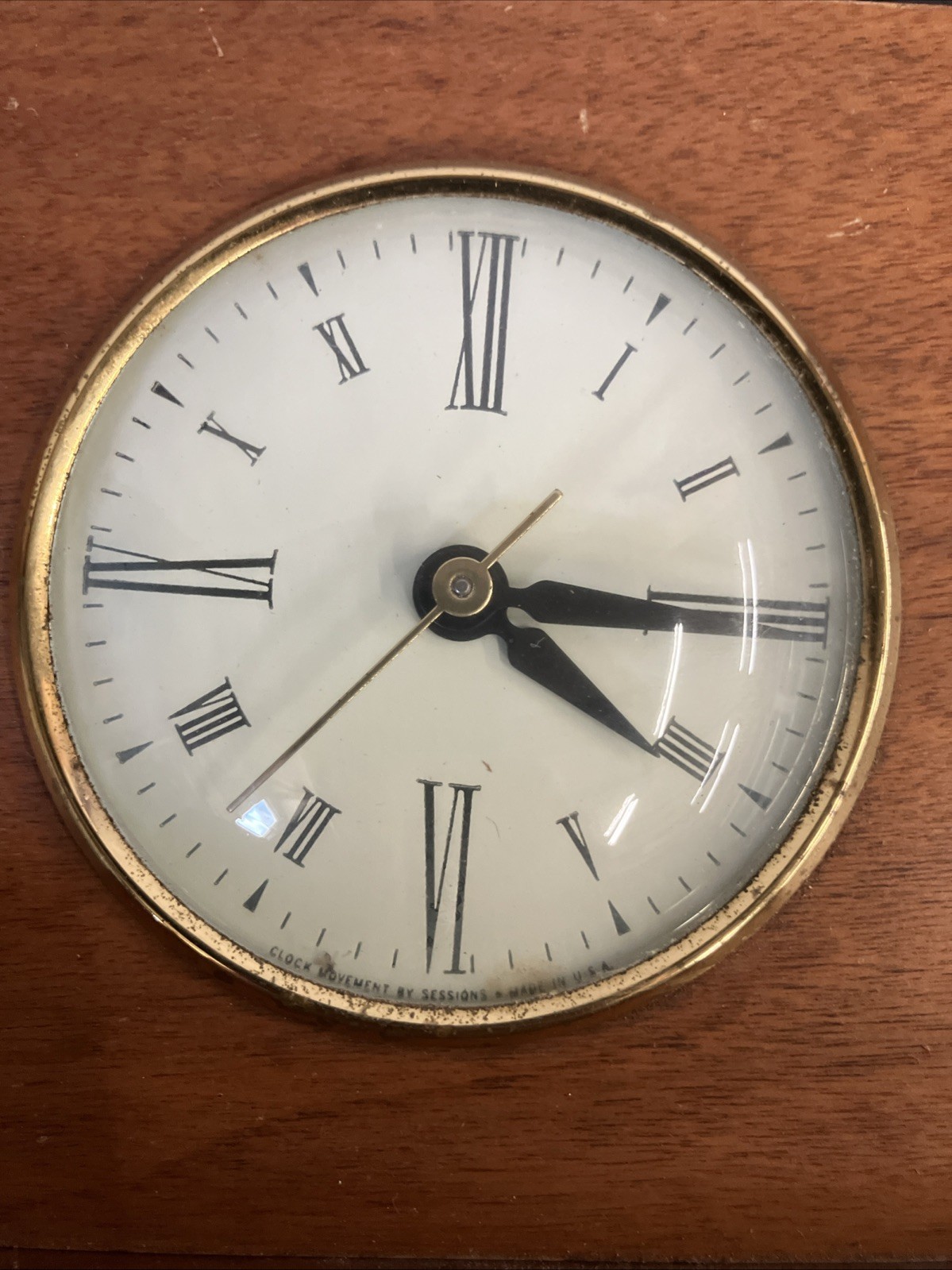 Vintage Sheep Trophy Clock Topper 1980s Colonial Acres Farm Thurman Shropshire