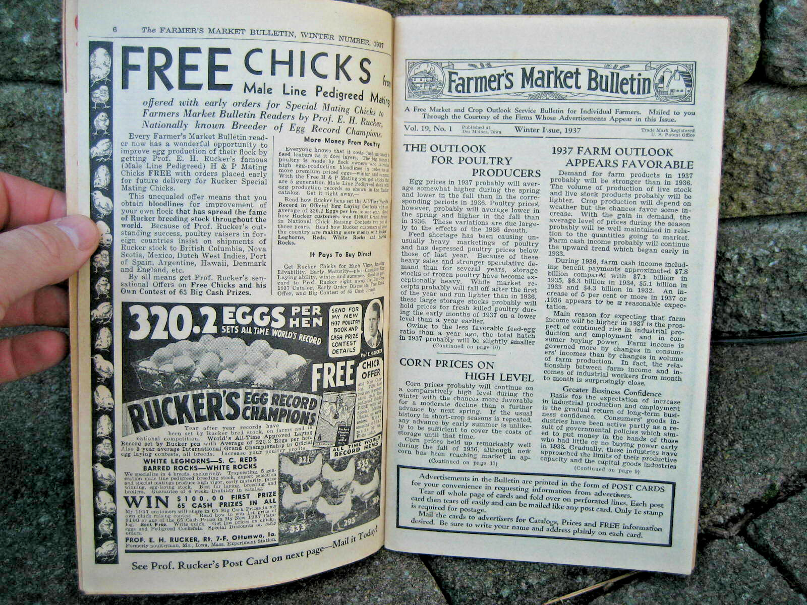 1937 Farmer&rsquo;s Market Bulletin Catalog