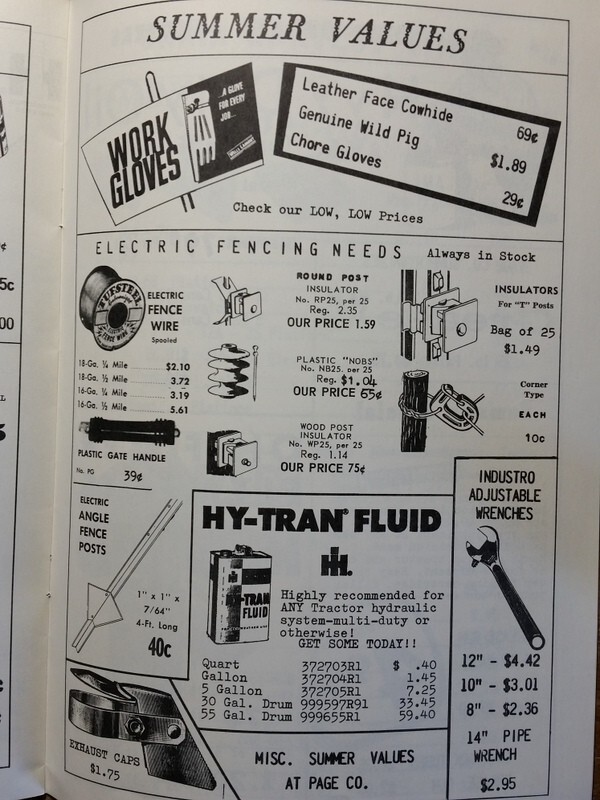 c1950 Page Co IHC Farm Catalog Prairie du Sac WI Implements Parts Tools Etc