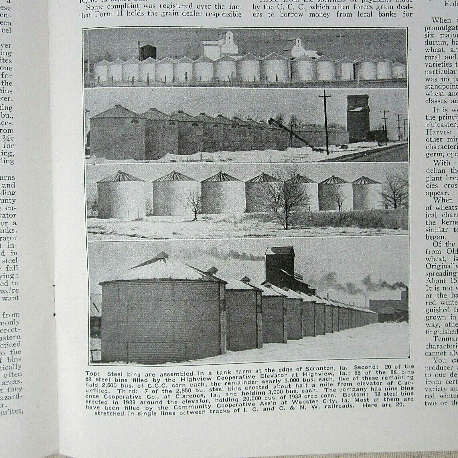 Grain & Feed Farm Journals Magazine 1941 Farm Agriculture Nice Advertising