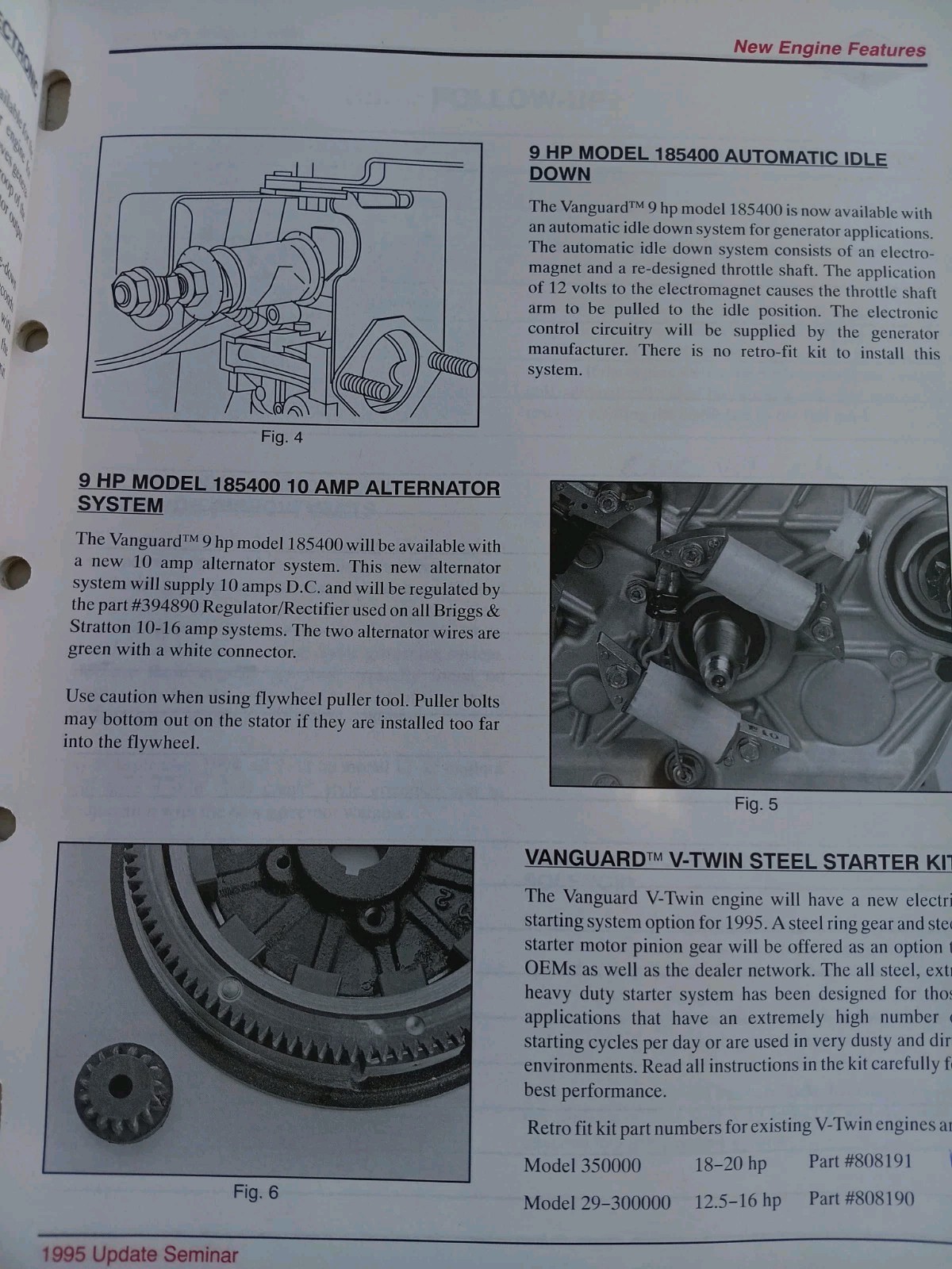 1995 Briggs & Stratton Technical Update Seminar