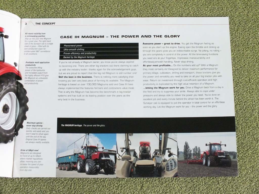 CASE IH MAGNUM 225 / 250 / 280 / 310 Tractors Brochure Prospekt 2006