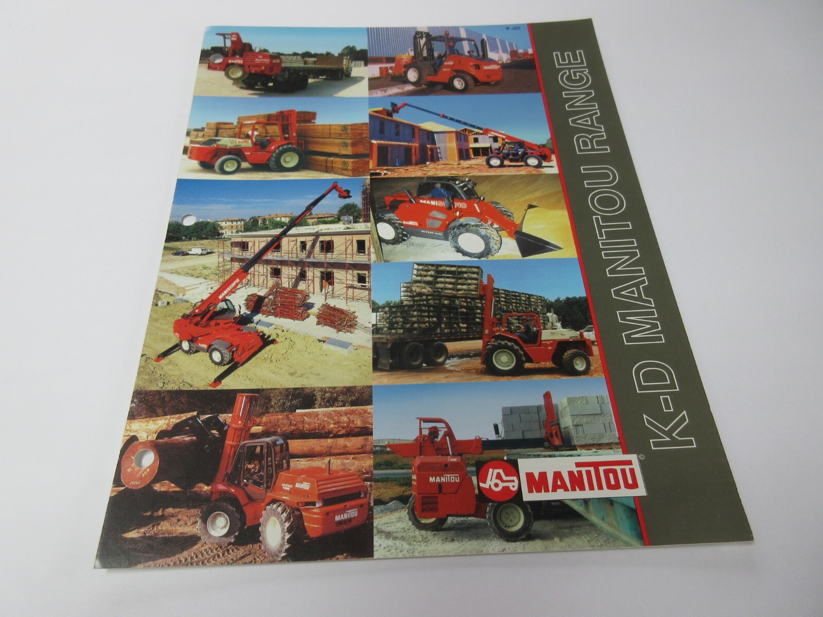 Manitou K-D Full Line Forklift & Telehandler Brochure 4 Page