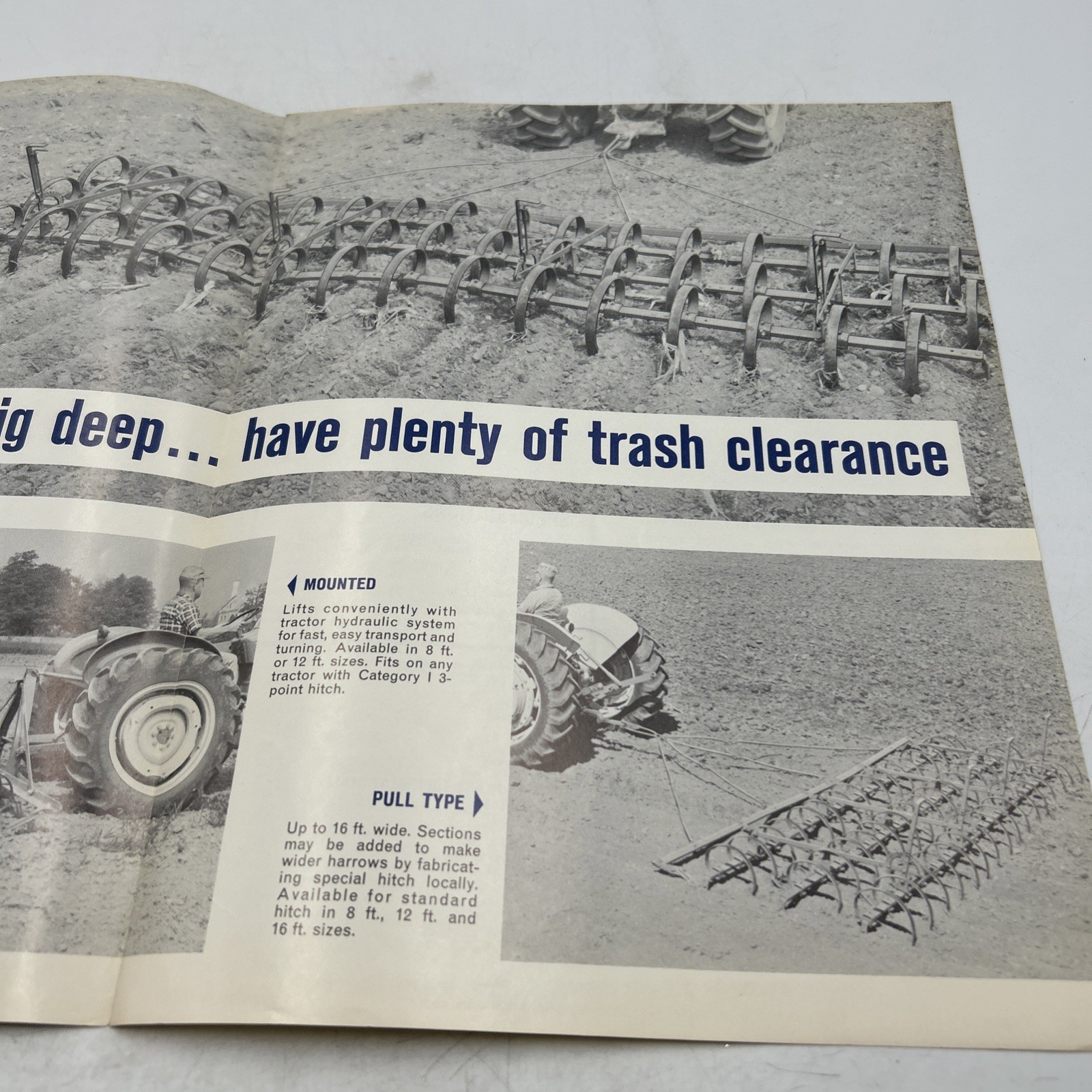 Vintage Ford 206 Spring Tooth Harrows Brochure
