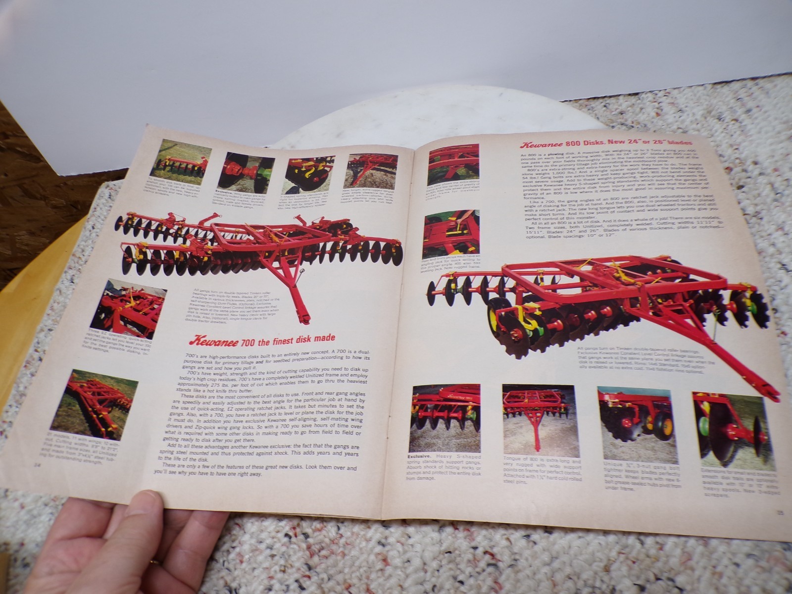 New Crop Handling-Tillage Tools Kewanee Farm Machinery Catalog #E771 Illinois