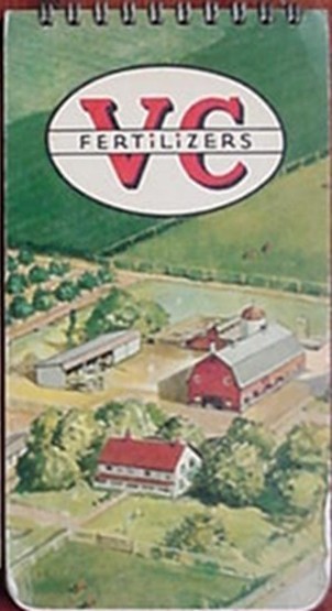 VIRGINIA-CAROLINA (V-C) CHEMICAL FERTILIZER MEMO BOOK (est. 1950s