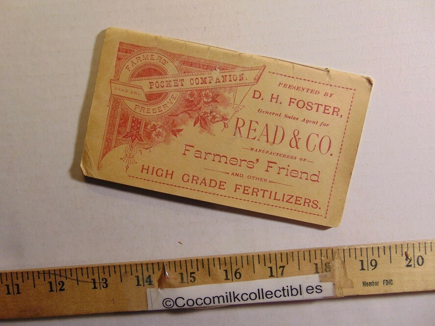 Vintage 1888 Read & Co&rsquo;s Standard Brands Bone Fertilizers Information Booklet