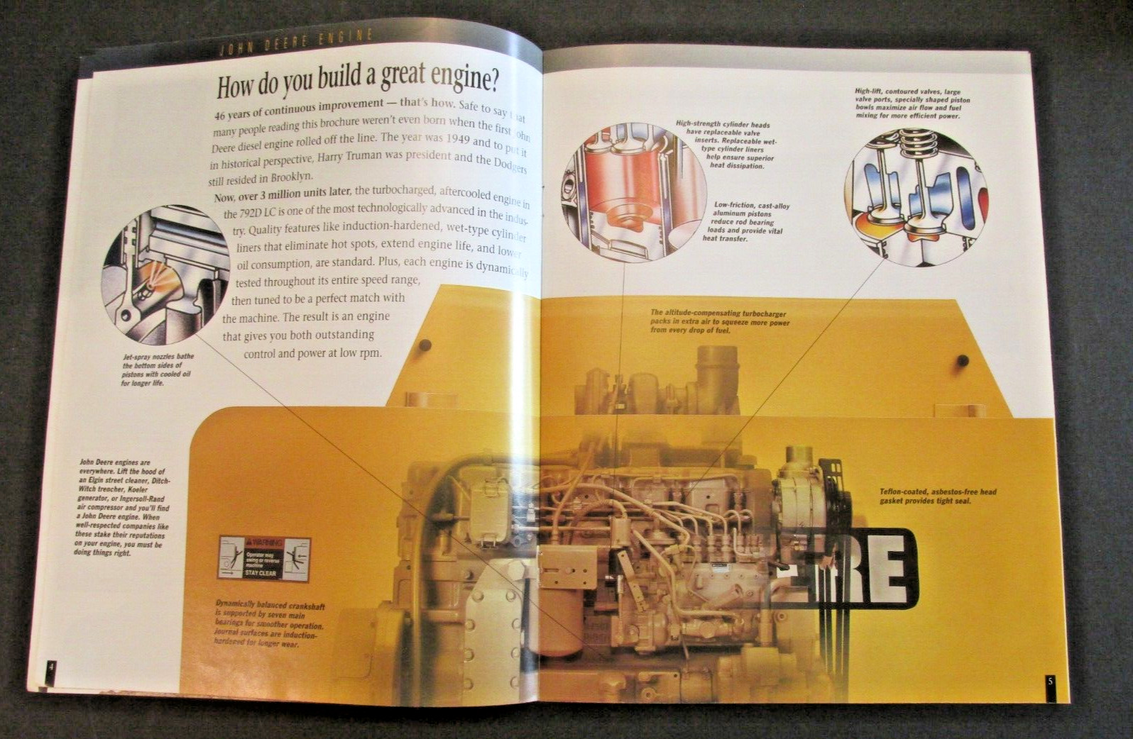 JOHN DEERE 7929 D LC EXCAVATOR SPECTIFICATIONS Dealer AD CATALOG