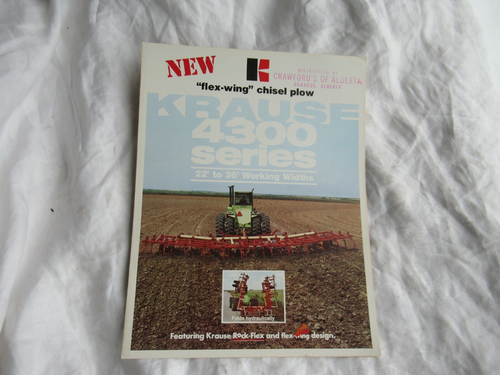 Krause 4300 series flex-wing chisel plow brochure