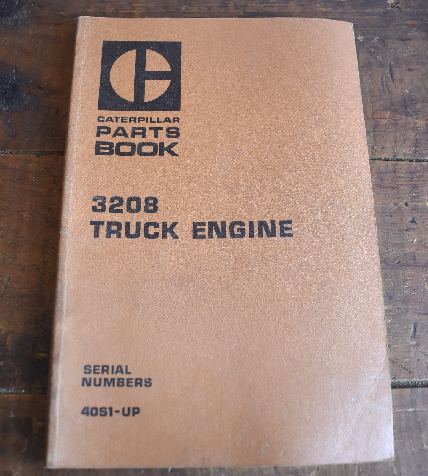 1970s Caterpillar 3208 Truck Engine Parts Book Catalog