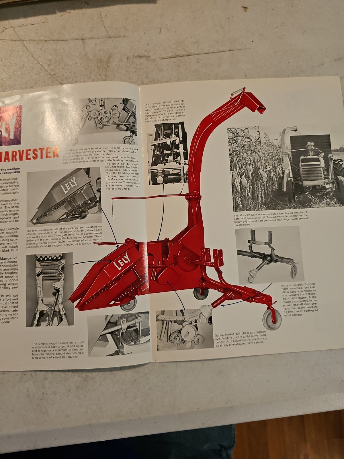 Vintage Lely Corn Harvester Dealer Sales Brochure
