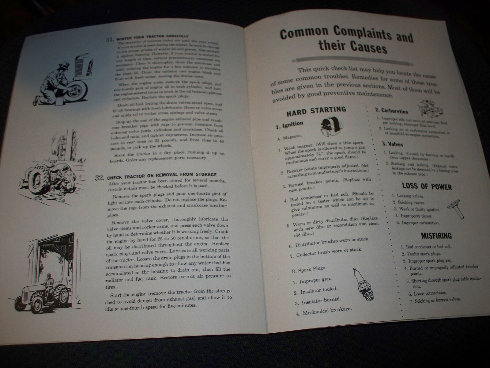 1940&rsquo;s WWII Wartime Tractor Maintenance & Tuneup Booklet From Ethyl Corporation