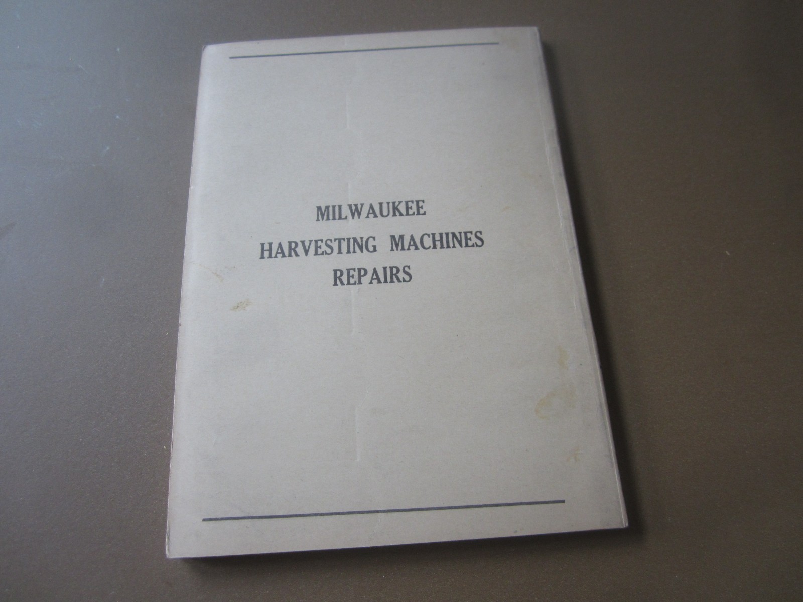c.1920&rsquo;s – MILWAUKEE Harvesting Machines – Repair PARTS CATALOG – MOLINE
